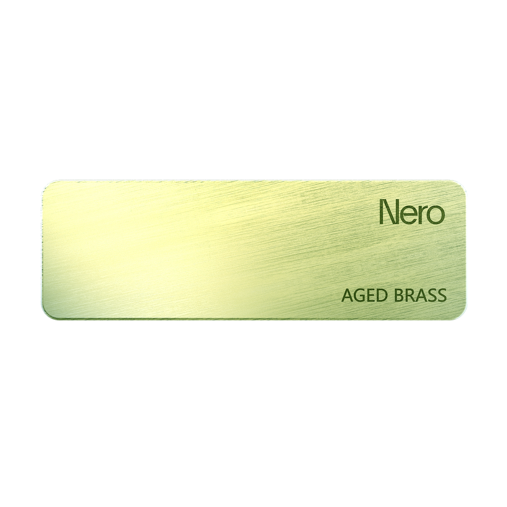 MATTE AGED BRASS