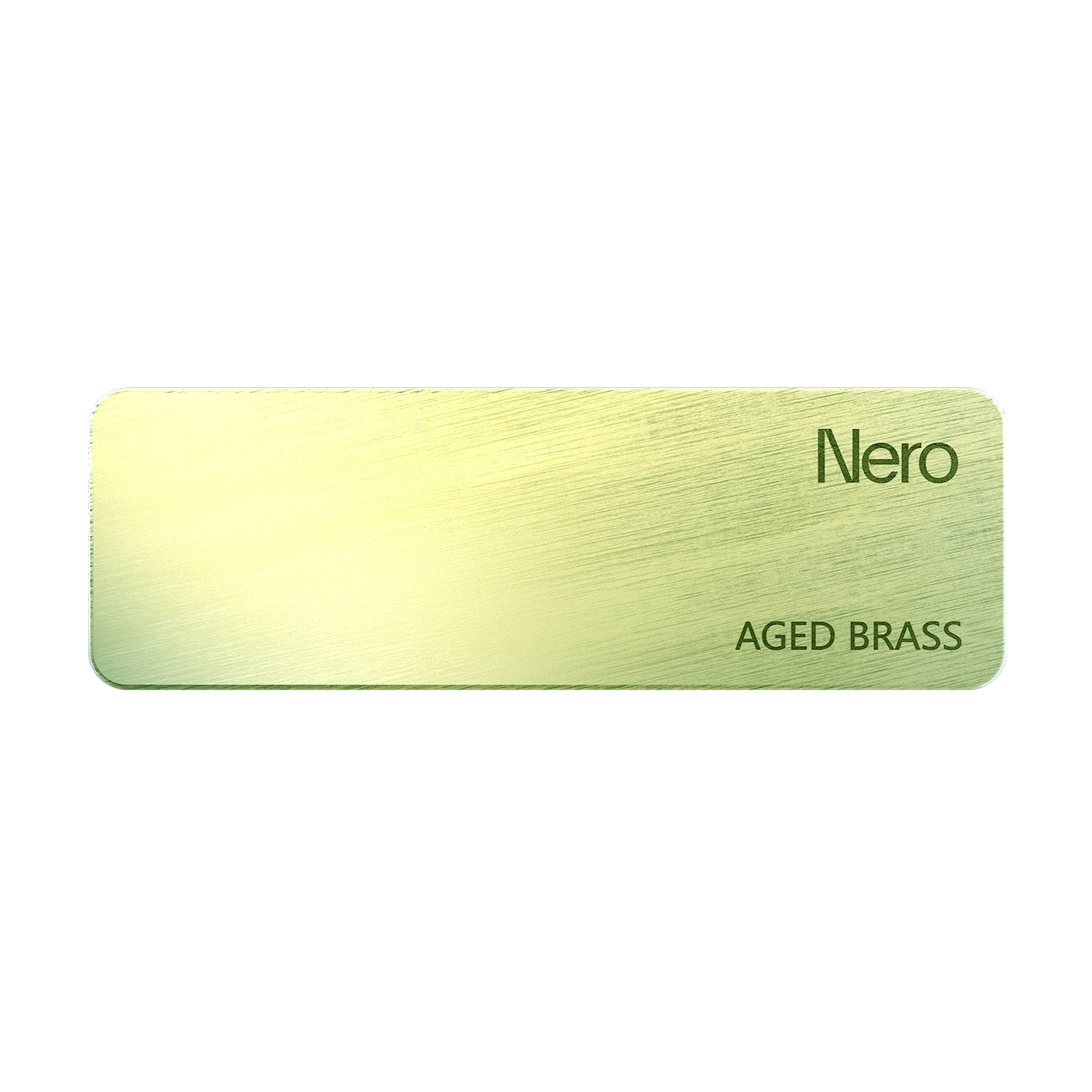 MATTE AGED BRASS