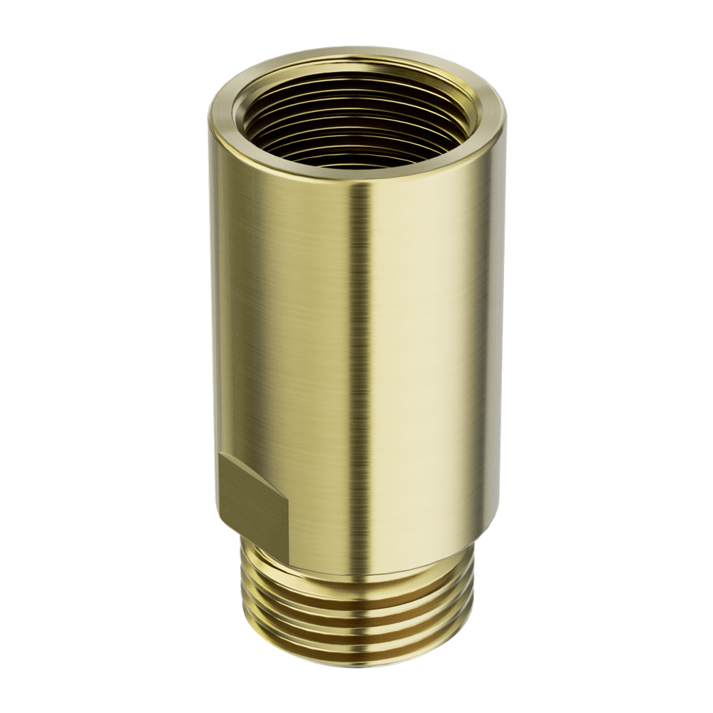 DUAL CHECK VALVE MALE X FEMALE G1/2 BRUSHED GOLD