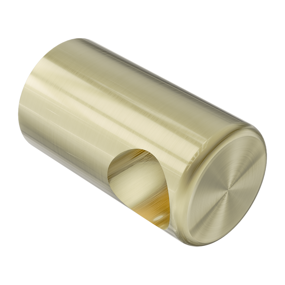 MECCA CARE MAKE YOUR OWN 32MM GRAB RAIL END BRACKET BRUSHED GOLD