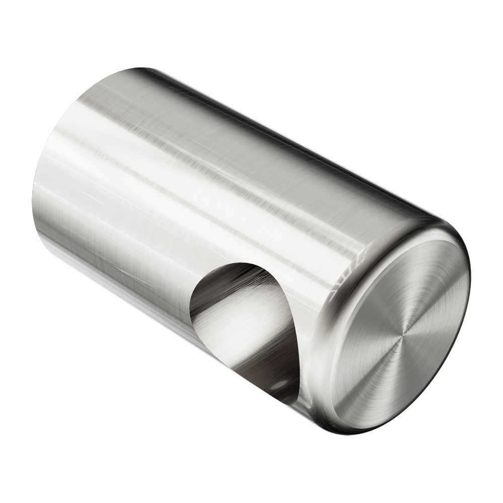 MECCA CARE MAKE YOUR OWN 32MM GRAB RAIL END BRACKET BRUSHED NICKEL