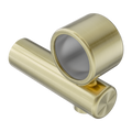 MECCA CARE MAKE YOUR OWN 32MM HAND RAIL UNDERMOUNT MID BRACKET BRUSHED GOLD