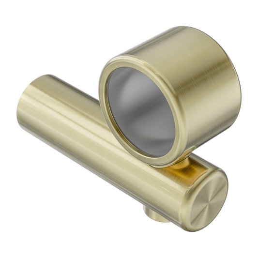 MECCA CARE MAKE YOUR OWN 32MM HAND RAIL UNDERMOUNT MID BRACKET BRUSHED GOLD