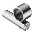 MECCA CARE MAKE YOUR OWN 32MM HAND RAIL UNDERMOUNT MID BRACKET BRUSHED NICKEL