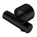 MECCA CARE MAKE YOUR OWN 32MM HAND RAIL UNDERMOUNT MID BRACKET MATTE BLACK