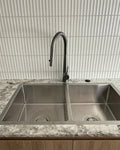 DOLCE PULL OUT SINK MIXER WITH VEGIE SPRAY FUNCTION GUN METAL GREY