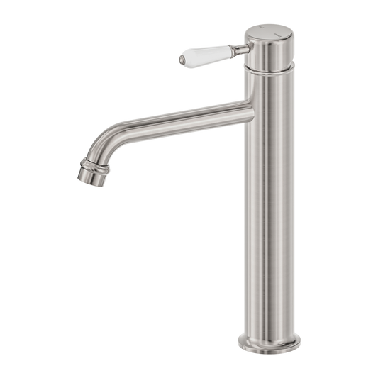 YORK STRAIGHT TALL BASIN MIXER WITH BRUSHED NICKEL