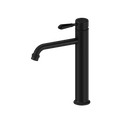 YORK STRAIGHT TALL BASIN MIXER WITH METAL LEVER MATTE BLACK
