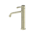 YORK STRAIGHT TALL BASIN MIXER WITH METAL LEVER AGED BRASS (NR692101A02AB) AGED BRASS