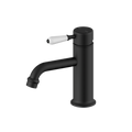 YORK STRAIGHT BASIN MIXER WITH MATTE BLACK