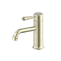 YORK STRAIGHT BASIN MIXER WITH METAL LEVER AGED BRASS (NR692101B02AB) AGED BRASS