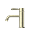 YORK STRAIGHT BASIN MIXER WITH METAL LEVER AGED BRASS (NR692101B02AB) AGED BRASS