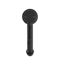 YORK STRAIGHT BASIN MIXER WITH METAL LEVER MATTE BLACK