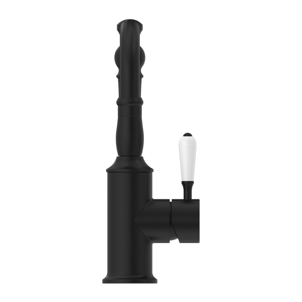 YORK BASIN MIXER HOOK SPOUT WITH MATTE BLACK