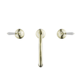 YORK BASIN SET WITH AGED BRASS
