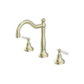 YORK BASIN SET WITH AGED BRASS
