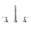 Nero York Basin Set with Chrome