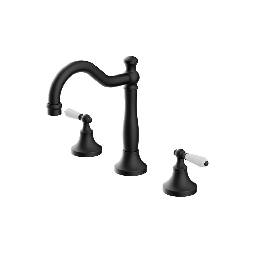 YORK BASIN SET WITH MATTE BLACK