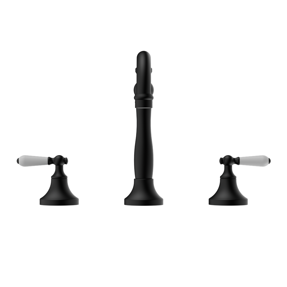 YORK BASIN SET WITH MATTE BLACK