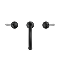 YORK BASIN SET WITH MATTE BLACK
