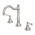 YORK BASIN SET WITH METAL LEVER BRUSHED NICKEL