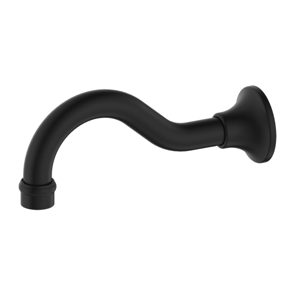 YORK BATH SPOUT ONLY MATTE BLACK