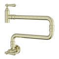 YORK WALL MOUNTED POT FILLER AGED BRASS
