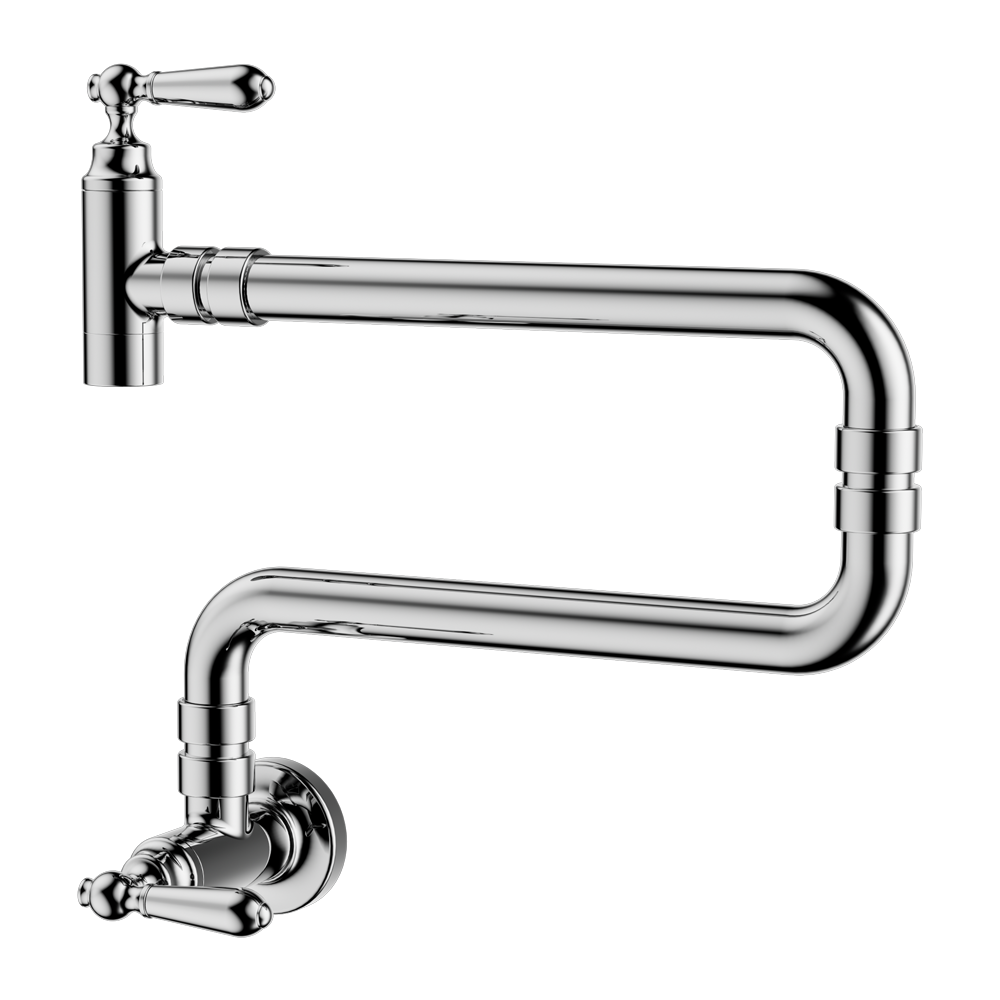 YORK WALL MOUNTED POT FILLER CHROME
