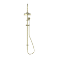 YORK TWIN SHOWER WITH AGED BRASS
