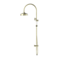 YORK TWIN SHOWER WITH AGED BRASS