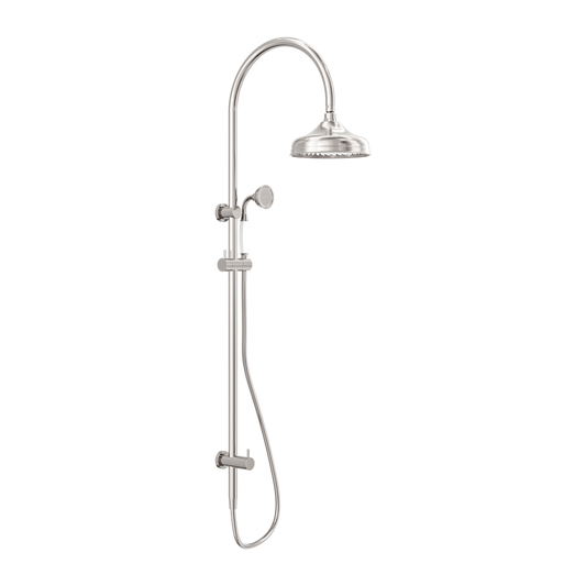 YORK TWIN SHOWER WITH BRUSHED NICKEL