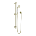YORK SHOWER RAIL WITH AGED BRASS