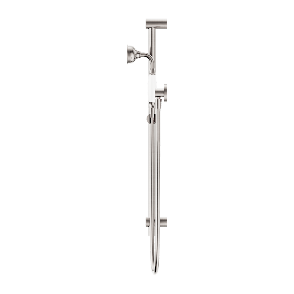YORK SHOWER RAIL WITH BRUSHED NICKEL