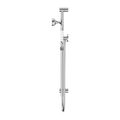 Nero York Shower Rail with Chrome