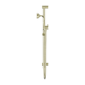 YORK SHOWER RAIL WITH METAL HAND SHOWER AGED BRASS