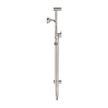 YORK SHOWER RAIL WITH METAL HAND SHOWER BRUSHED NICKEL