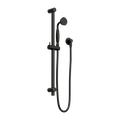 YORK SHOWER RAIL WITH METAL HAND SHOWER MATTE BLACK
