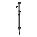 YORK SHOWER RAIL WITH METAL HAND SHOWER MATTE BLACK