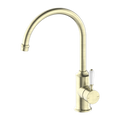 YORK KITCHEN MIXER GOOSENECK SPOUT WITH AGED BRASS