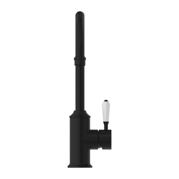 York Kitchen Mixer Gooseneck Spout With Matte Black — Kitchen Mixers & Taps