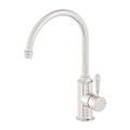 YORK KITCHEN MIXER GOOSENECK SPOUT WITH METAL LEVER BRUSHED NICKEL