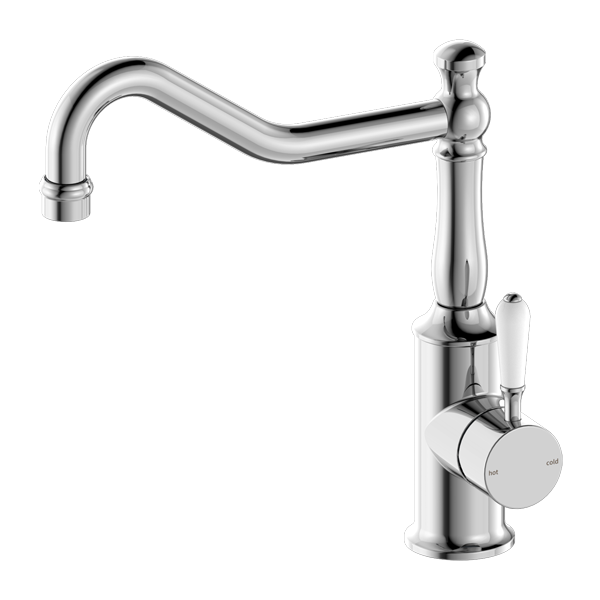 YORK KITCHEN MIXER HOOK SPOUT WITH CHROME