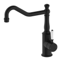 YORK KITCHEN MIXER HOOK SPOUT WITH MATTE BLACK