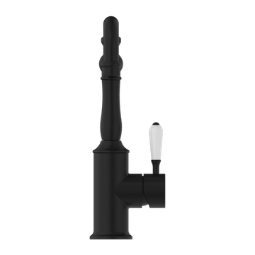 York Kitchen Mixer Hook Spout With Matte Black — Kitchen Mixers & Taps