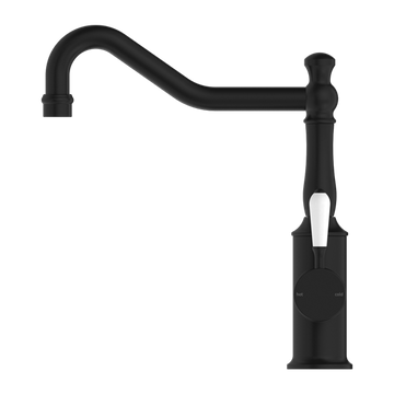 York Kitchen Mixer Hook Spout With Matte Black — Kitchen Mixers & Taps