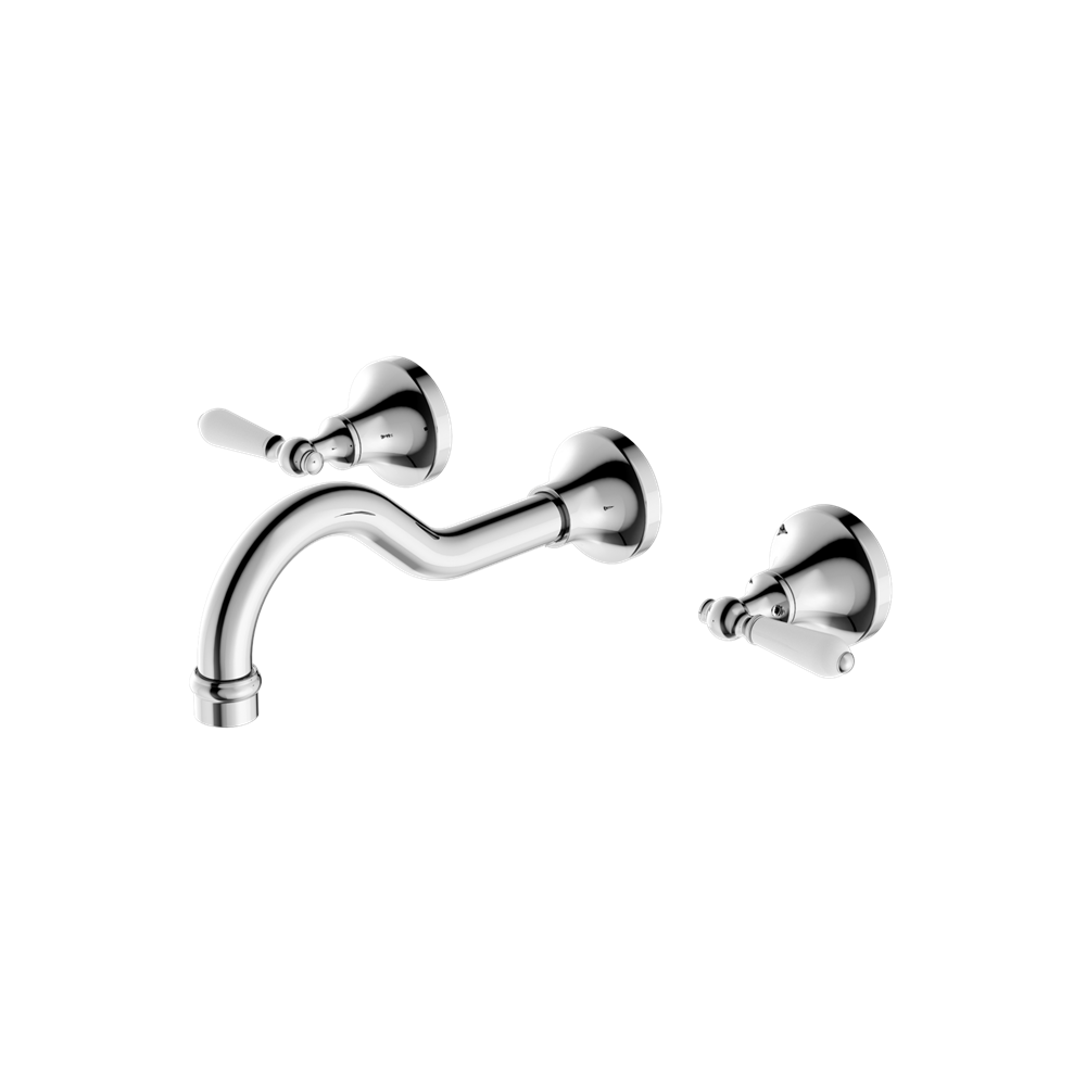 YORK WALL BASIN SET WITH CHROME