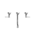 YORK WALL BASIN SET WITH CHROME