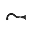 YORK WALL BASIN SET WITH MATTE BLACK