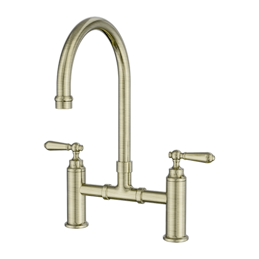 YORK BRIDGE KITCHEN SET AGED BRASS