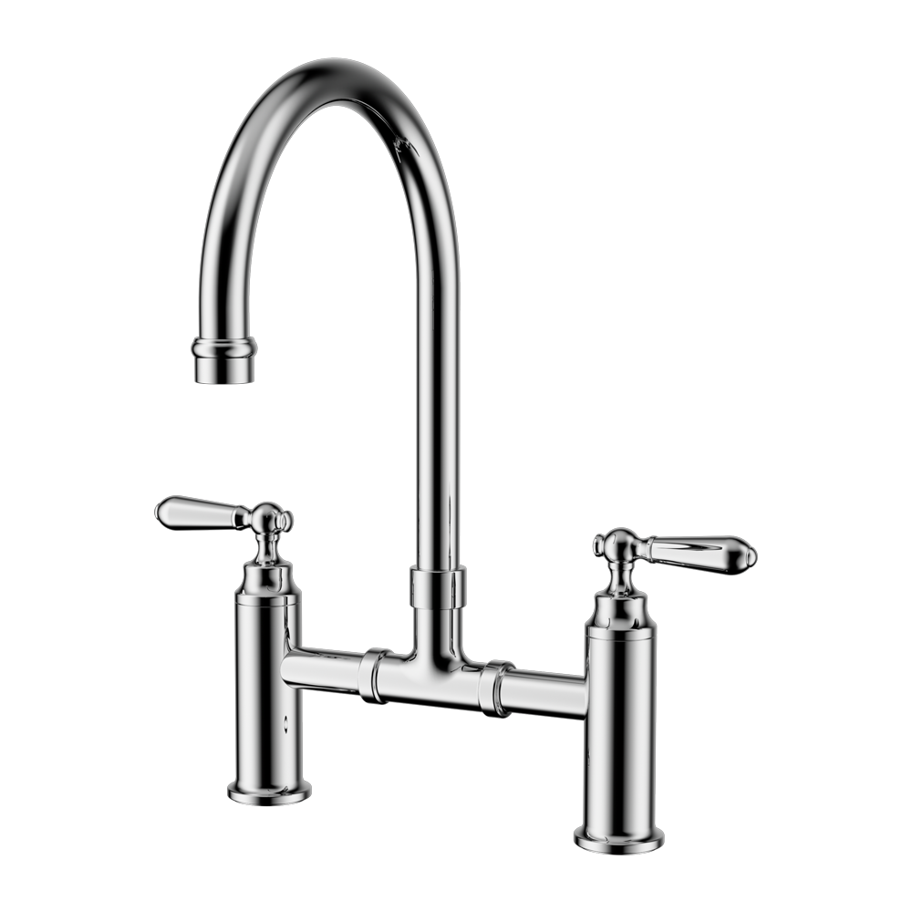 YORK BRIDGE KITCHEN SET CHROME